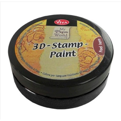 3d Stempel Farbe 50ml_Viva Decor Μαύρο 800